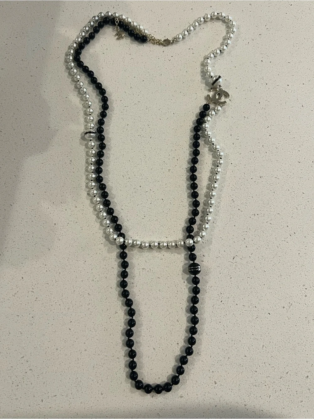 CHANEL Double Strand Necklace